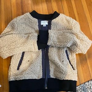 Anthropologie Marrakech Sherpa Bomber Jacket